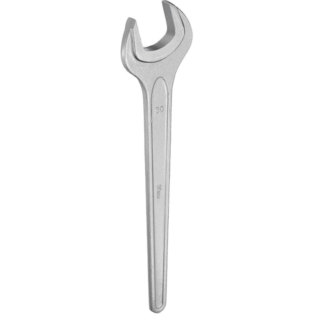 HARFINGTON Single Open Ended Spanner Wrench, 46mm, Thicken CR-V Steel Open End Wrench Tool for for Automotive Repair and Furniture Assembly, Grey