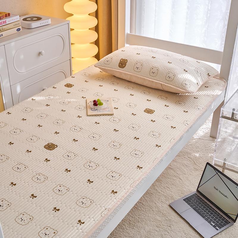 (Student Season) Small Fresh Printed Cotton Bed Cover Student Bed Cover