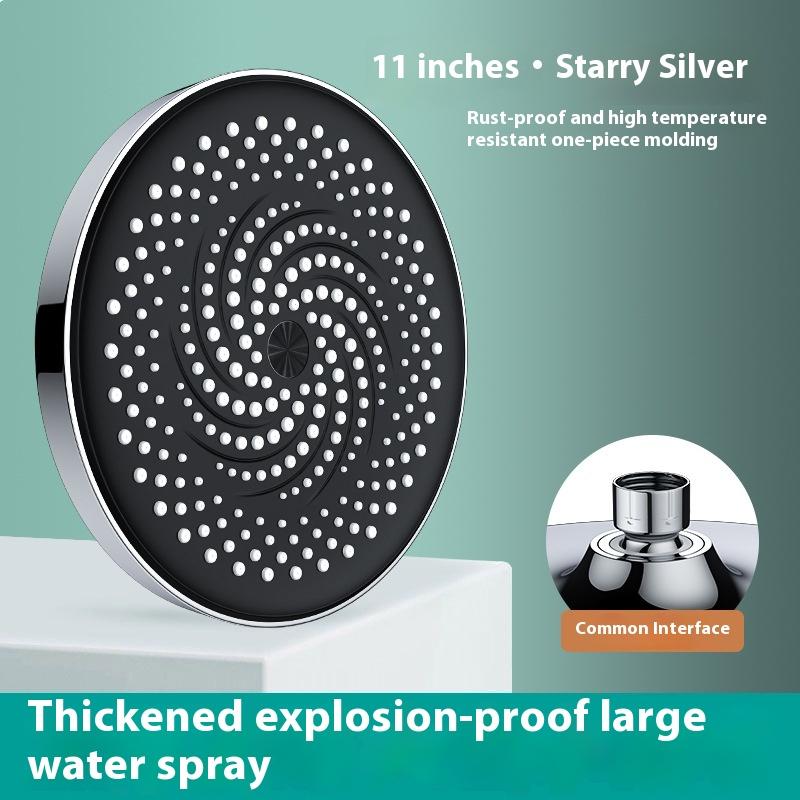 Super pressurized shower top spray large showerhead, bathroom shower faucet with large water output pressurized showerhead S1