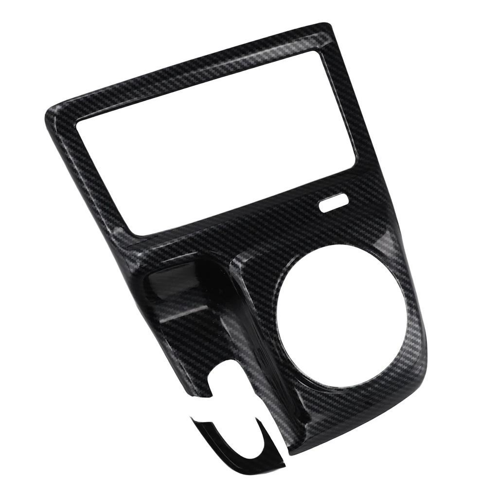 5) Premium Carbon Fiber Car Manual Gear Shift Frame Cover Trim for Honda For Civic 2006 2011 High Universality Fitment
