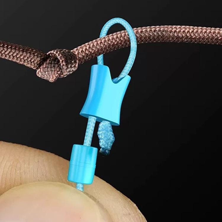 Self-Locking No-Knot Fishing Rod Tip Connector