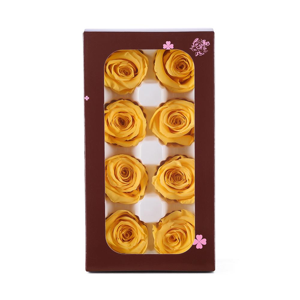 Eternal Flower Gift Box Set 2-6cm Handmade Rose Decorative Flowers, DIY Gift Flower Box