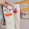 Funny Expression Women's Socks Spring Summer School Students Wearing Cute Cartoon Big Eyes Men Socks Friends Birthday Gifts
