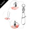 Atibin Bearing Strong Lure Swivel for and Quick Snaps for 25 Pieces Swivels, Snaps, Swivels, Fishing, Jigging, Bluefish, 25kg,