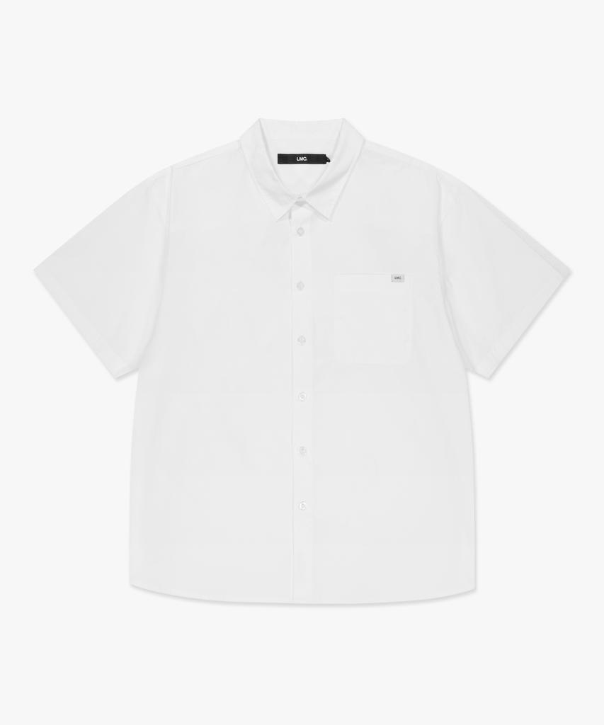 LMC Daily Cotton Short Slv Shirt White