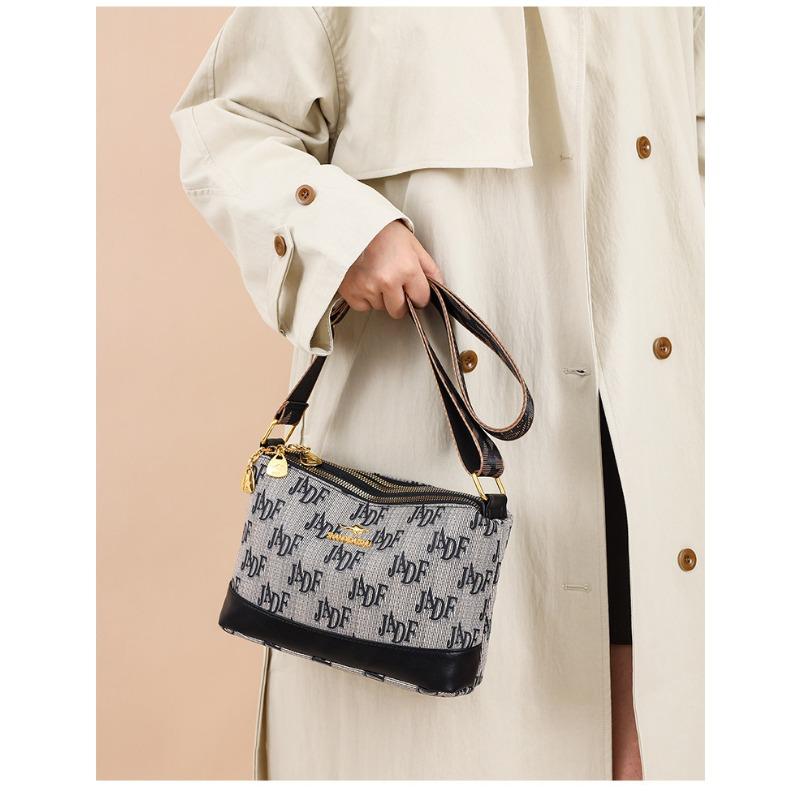 New Soft Leather Women Bag Premium Shoulder Bag Large Capacity Middle-Aged Mom Bag Minimalist Versatile Crossbody Bag