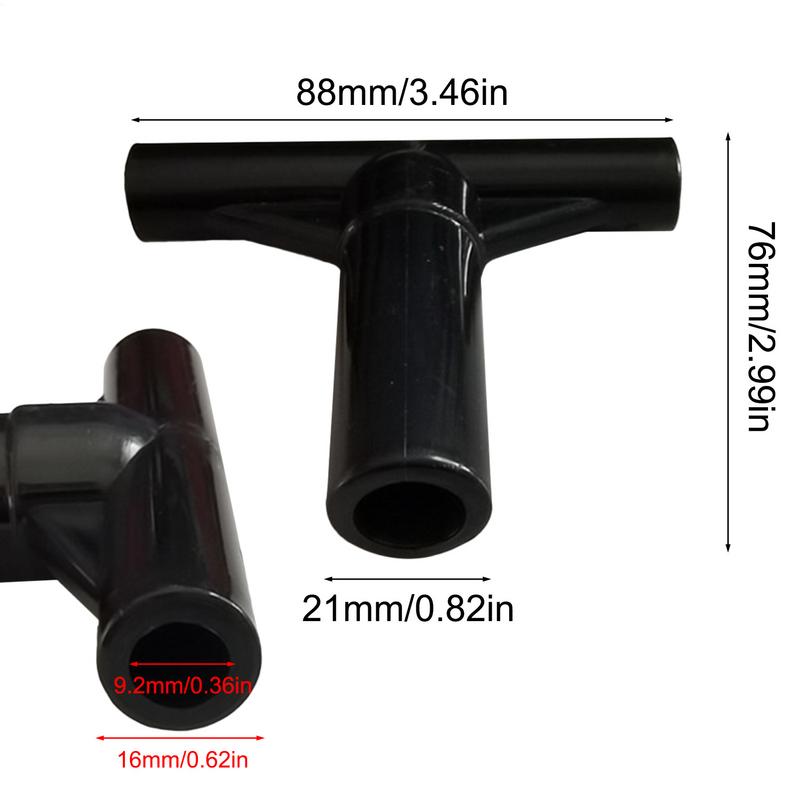 Trampoline T Joint Parts Protective Tube Quick Connect Trampoline Enclosure Protective Tube Trampoline Pole Caps Accessories