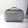 Waterproof Storage Bag Travel Accessories PU Travel Tech Organizer Bag Wear-resisting Portable Electronics Organizer Pouch