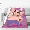 Buriburizaemon Decke Mehrere Größen Superweich und Warm Anime Cartoon Überwürfe für Sofa Couch und Bett