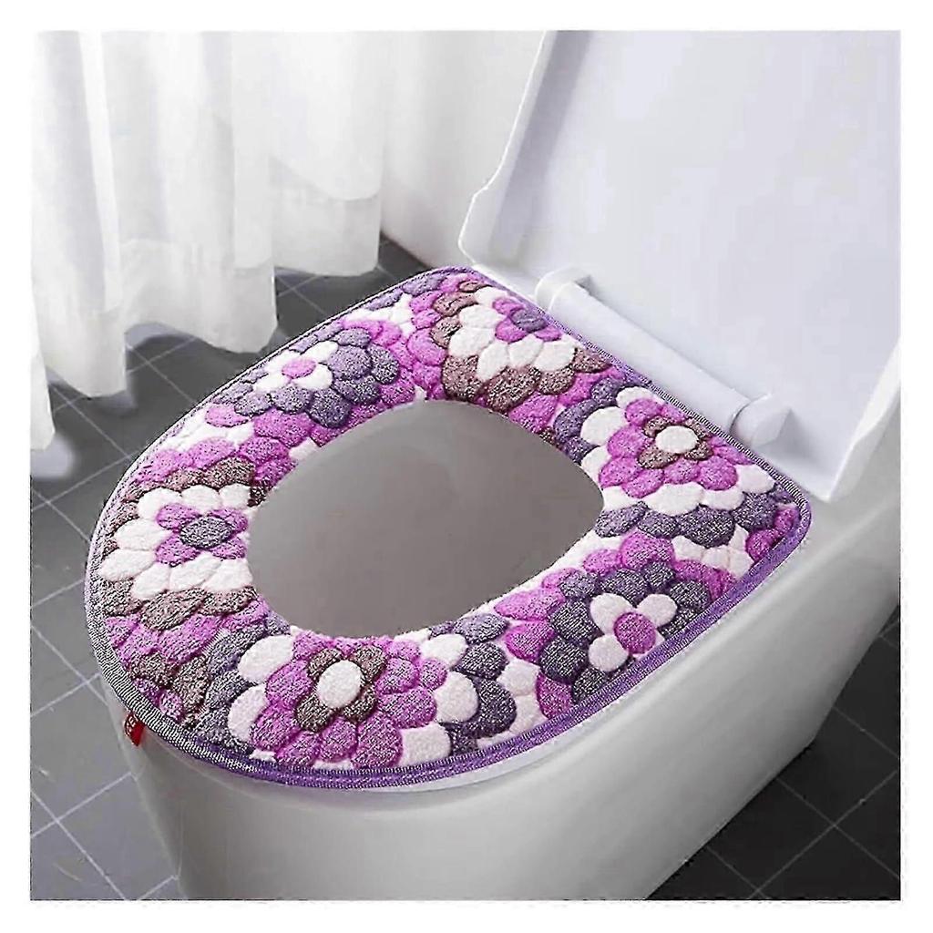 2026 Hot!! Universal WC seat cover, soft, washable, warmer, cushion, bathroom
