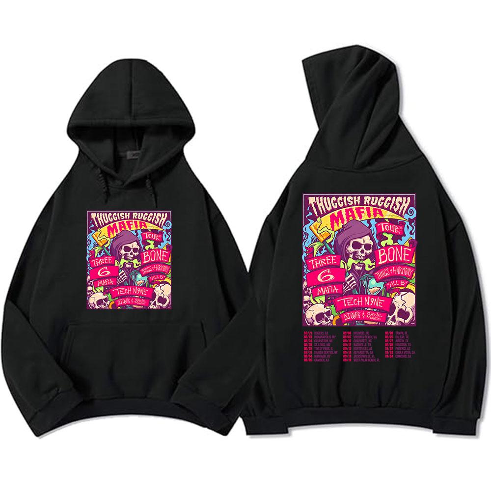 THE THUGGISH-RUGGISH-MAFIA-TOUR Hoodies Sweatshirt Men Women Clothing Grunge Graphic Top