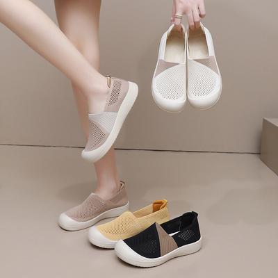 Fashion 2025Summer Women's Shoes New Breathable Canvas Shoes Fashion Casual Sneakers for Women Lightweight Walking Flats Slip-On Loafers