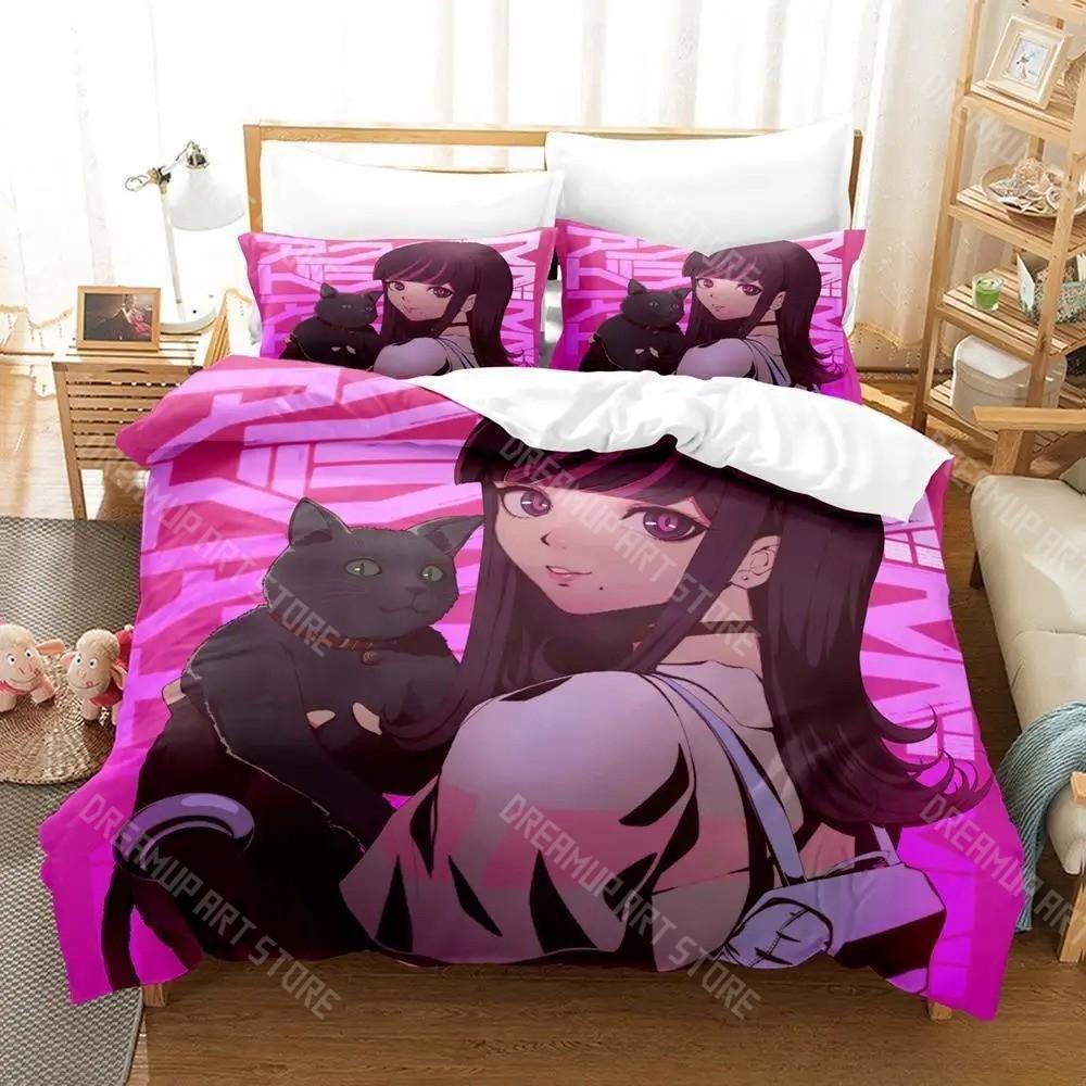 3D Printed Akudama Drive Anime Bedding Set for Boys Girls Duvet Cover And Pillowcase Twin Queen King Full Single Double Sizes