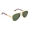 Louis Vuitton Plaid Pattern Design Metal Pilot Sunglasses Men sunglasses Gold Z3251U