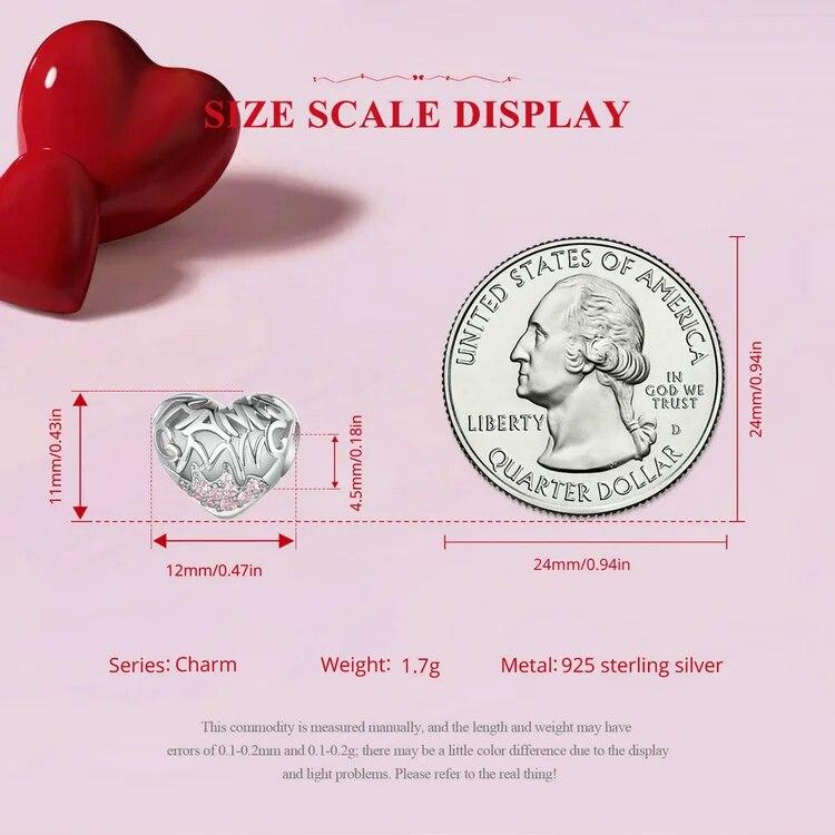 WOSTU Colgantes de unicornio transparente de Plata de Ley 925 con diseño de luna y estrella, aptos para Pulsera Original, regalo de joyería DIY