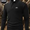 Polo Shirts for Men - Mens Long Sleeve Pique Polo Shirt, Breathable Casual Golf Work Daily Wear Tops