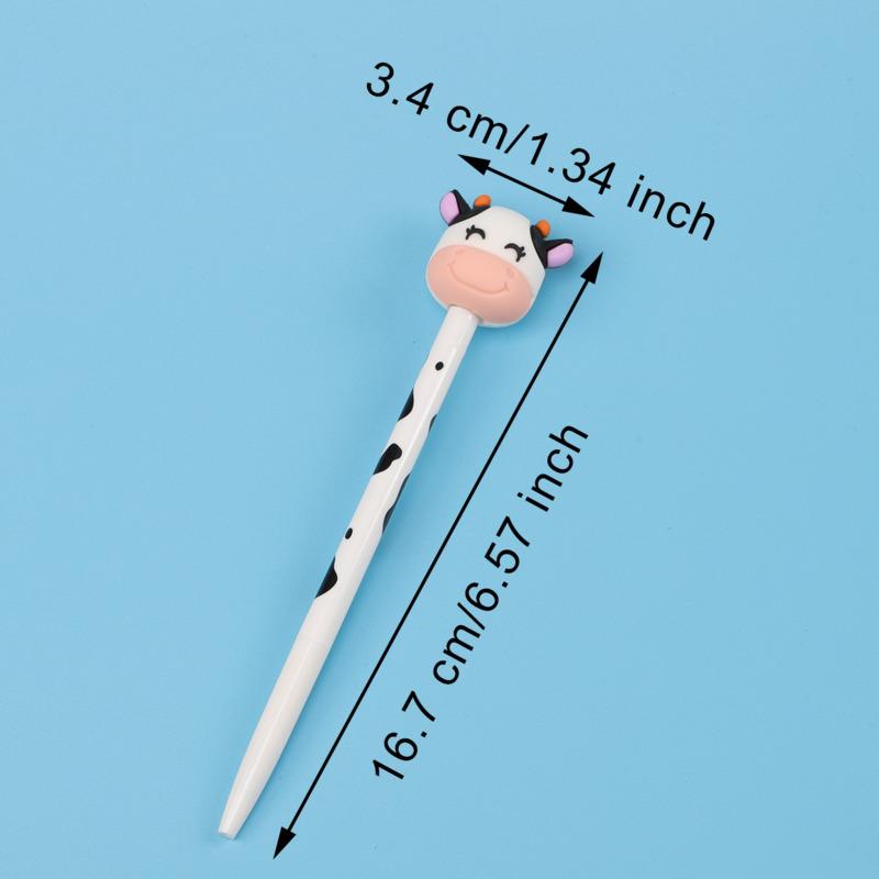 1 Stück Niedlicher Kuh Gelstift Kreativer Druck Bürogeschenk Schulbedarf Schreibwaren Kawaii Lustige Stifte