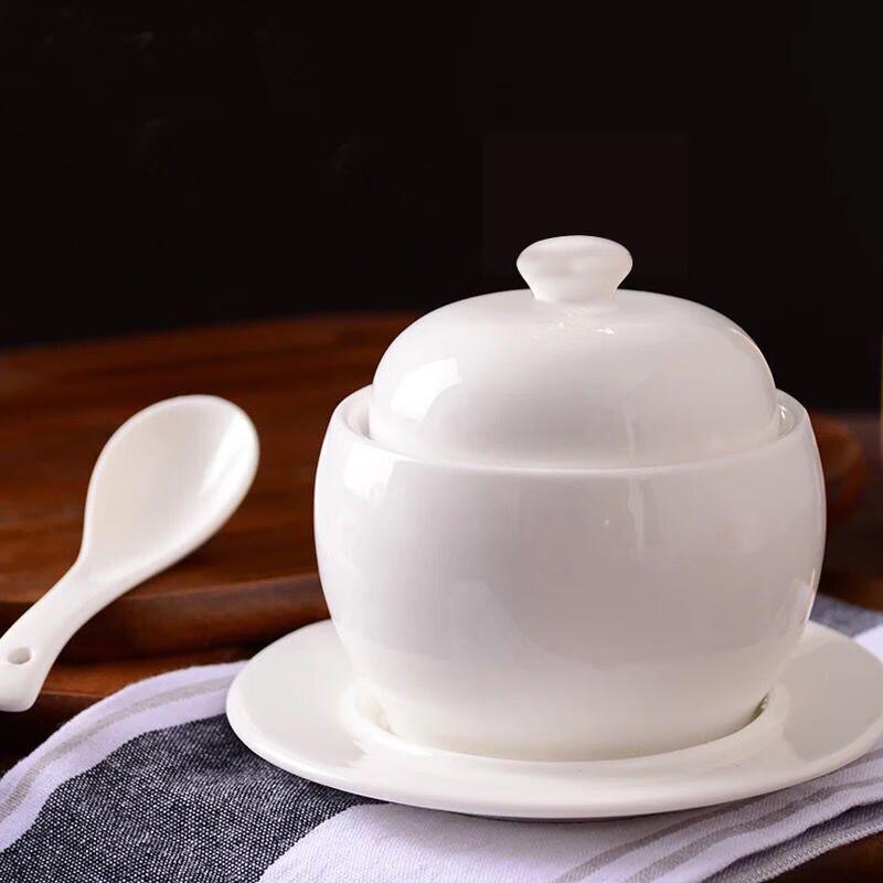 Traditional Ceramic Bird s Nest Steamer Pot Set