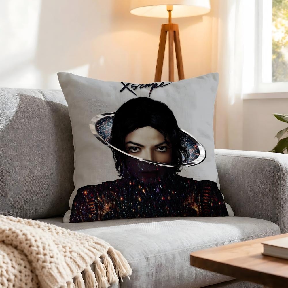 Sänger Michael Jackson Kissenbezug 1 Stück Dekorative Bezüge Weiche Kissenhülle Für Sofa Couch Dekoration 40X40 45X45 Kissenbezüge