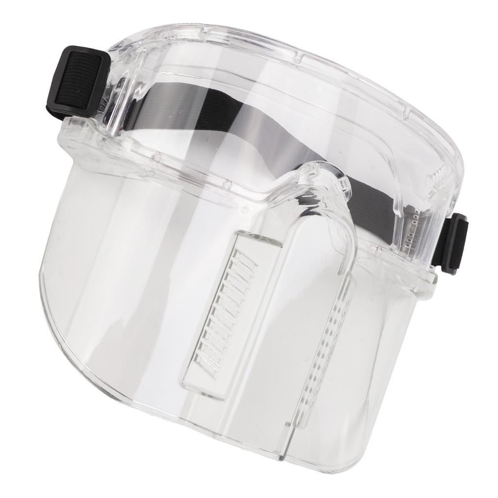 Full Face Shield Transparent Detachable UV Resistant Antisplash Protection Guard for Kitchen