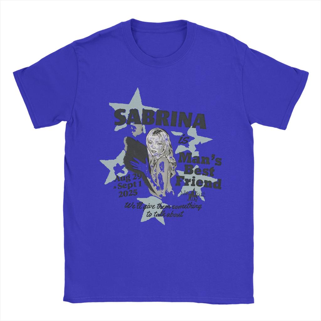 Sabrina Carpenter 2025 Nové album Man's Best Friend Tričko pro muže ženy Graficky potištěná trička 100% Bavlna Oblečení