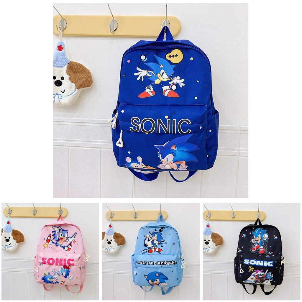 Sonic Kids Backpack For Preschool With Large Capacity And Breathable Shoulder Straps