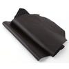 Black coffee color plain weave grain top layer cowhide genuine leather material 1.2mm slightly hard handmade DIY leather bag tab