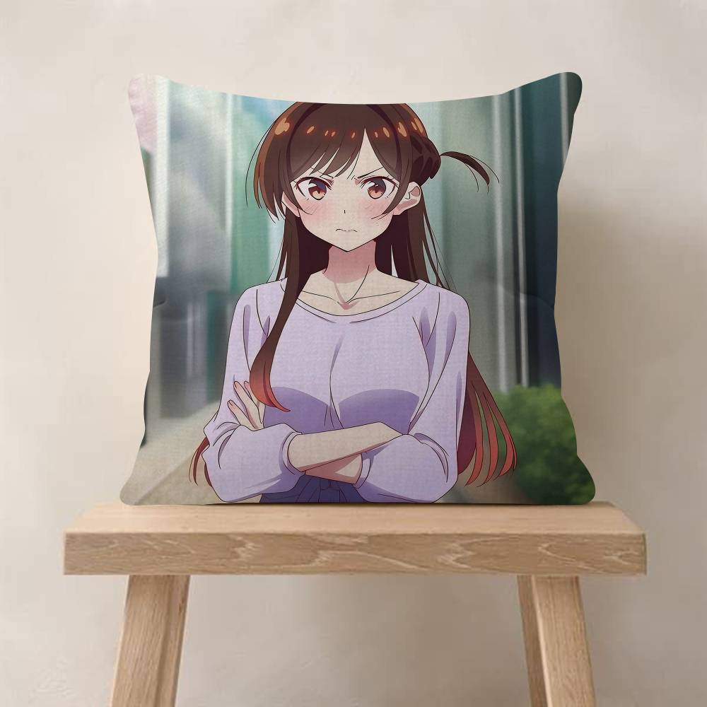 Ichinose Chizuru Anime RentaGirlfriend Pillow Gift Home Office Decoration Pillow Bedroom Sofa Car Cushion CoverPillow Case