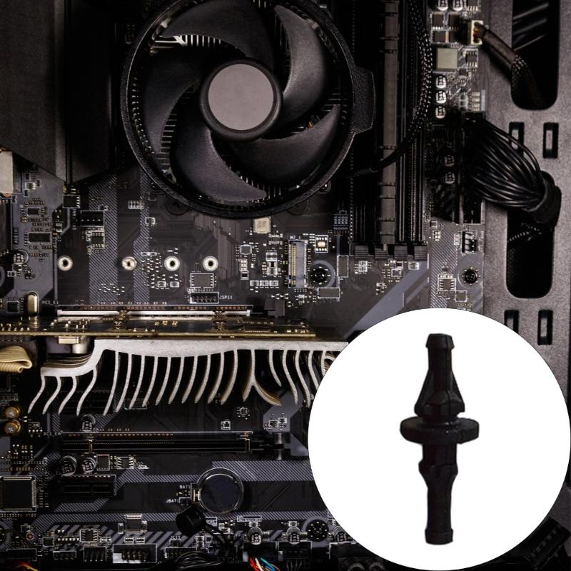 Elastics Fan Dampening Pad Screwless Computer Cooling Mounts Universal Vibration Reductions Rubber Fasteners