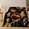 Classics L-Lord of The Rings H-Hobbit Movie Flannel Blanket,Warm and Cozy Soft Throw Blanket for Home Bedroom Bed Sofa Cover Kid