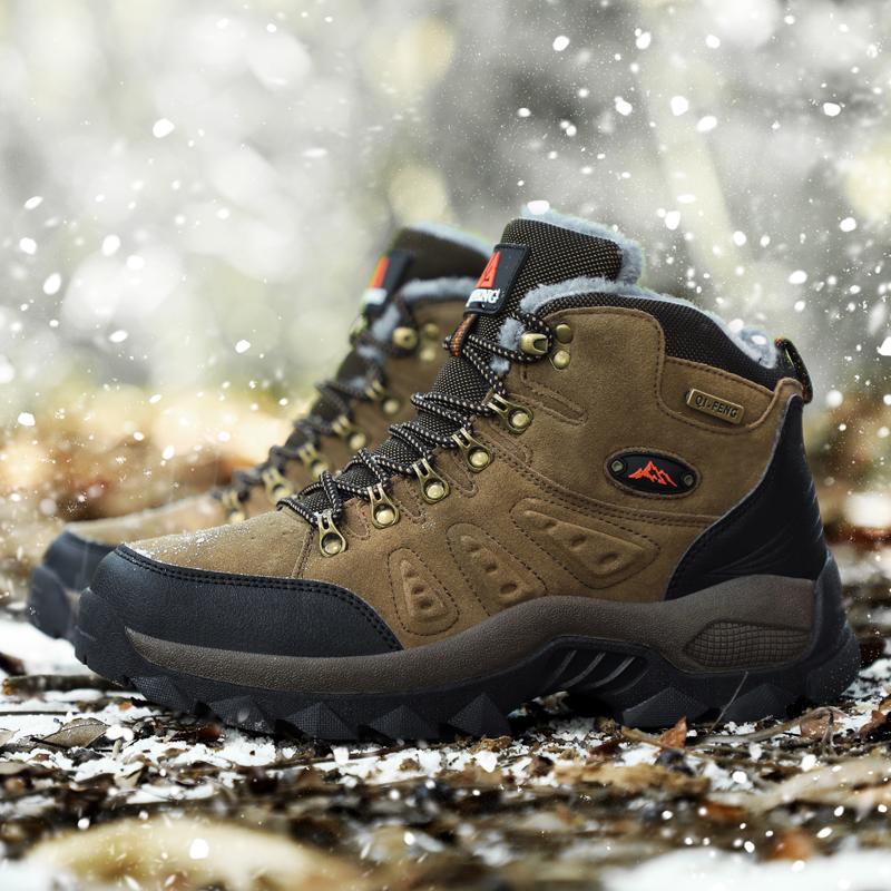 36-48 Winter Plus Samt Warm High Top Outdoor Freizeit Wander- und Bergschuhe für Paare Sportschuhe