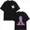 New Jul DP Summer Maillot Fashion Printed Unisexs Shirts High Street Y2K Shirts Unisex Trend Cotton Fashion Oversized Tshirt
