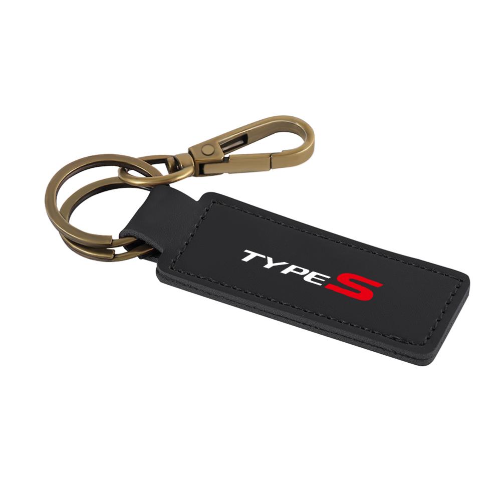 Car Badge Key Chains Key Leather Ring Key Ring Logo Pendant For Honda Civic 10th 11th Gen Hrv Jazz City Fit Accord Odyssey Mugen IP8