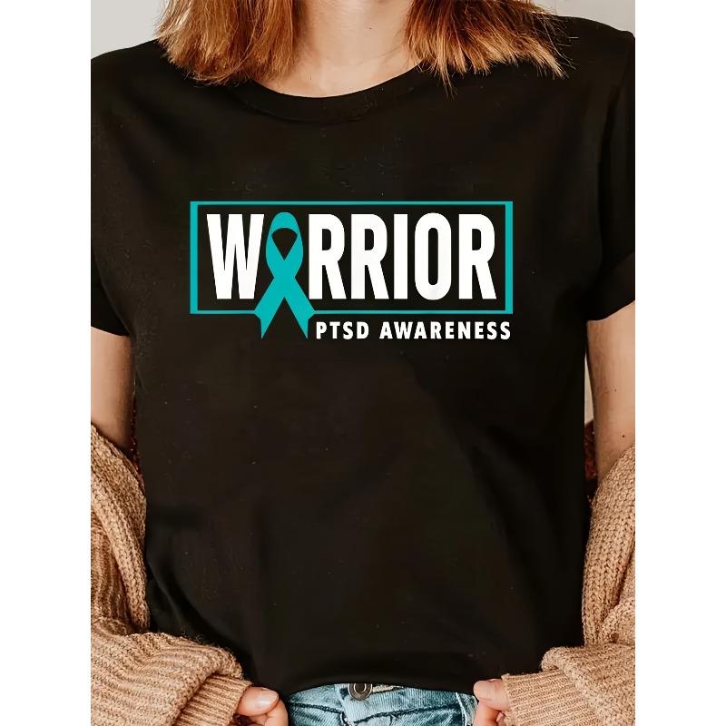 

European sizes Graphic Print T-shirt, Short Sleeve Crew Neck Casual Top for Summer & Spring, Women s Clothing 4XL чорний