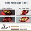 Sequential Turn Signal Brake Tail Light LED Rear Bumper Reflector For Lexus RX350 2009- 2015 Auto Accessories