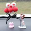 Dashboard Doll 2pcsset Car Creative Couple Crystal Balloon House Ornament Decoration Auto Interior Accessories 469410