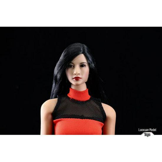 In-Stock 1/6 Scale Liu Yan Inspired Asian Beauty Head Sculpt for PH JO Lan Nü Body