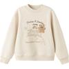 Balabala Girls' Fleece-Lined Cartoon Sweatshirt