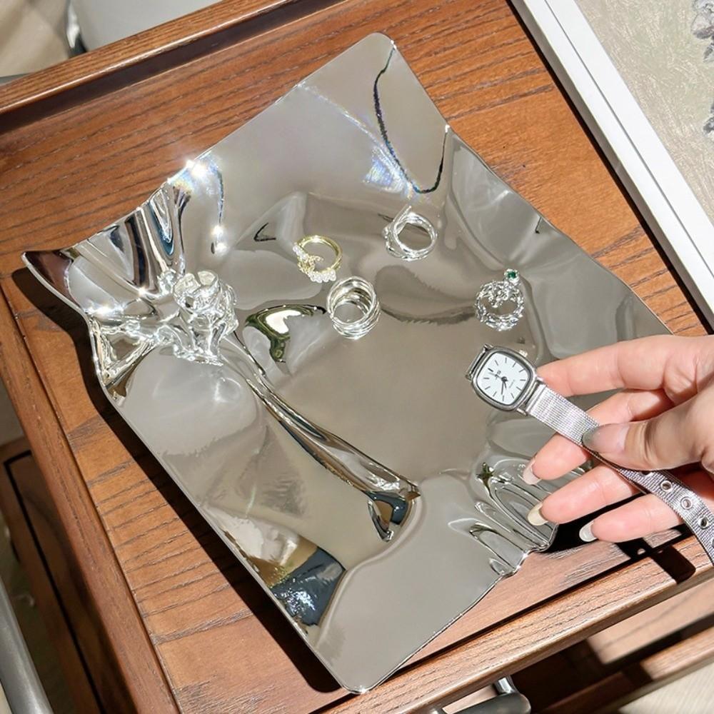 Ornaments Irregular Jewelry Storage Tray Nordic Necklaces Display Props ABS Fruit Plate  Trinket