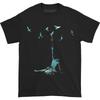 Cool Stylish Trendy Vintage White Imagine Dragons Band Mountain Graphic Print Cotton Casual Short-Sleeve T-Shirt