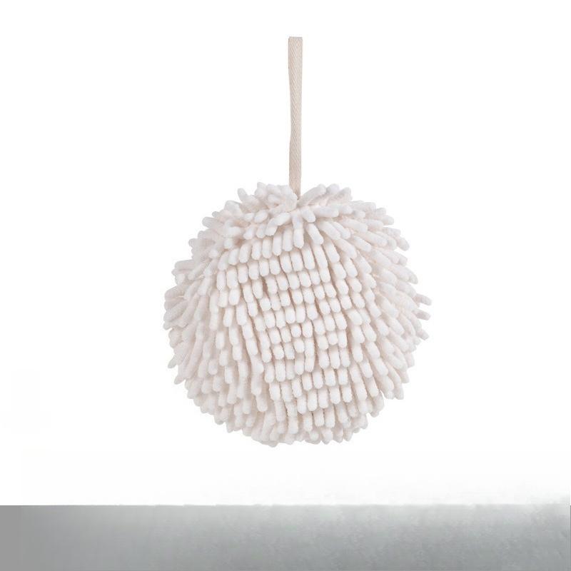Household Chenille Handball Hanging Hand Towel Kitchen Thickened Absorbent Quick-drying Bathroom Cute Rag