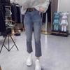 2025 New Spring/Autumn High-Waisted Elastic Slimming Petite Cigarette Jeans for Women