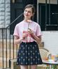 Metapeo Met Gift Printed Short Sleeve T-Shirt Pink