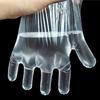 100 Stück Einweghandschuhe Transparent Plastik PE Küchenhandschuhe Schutz Catering Kosmetologie Hausarbeit Lebensmittel Küche Sauber TMZ