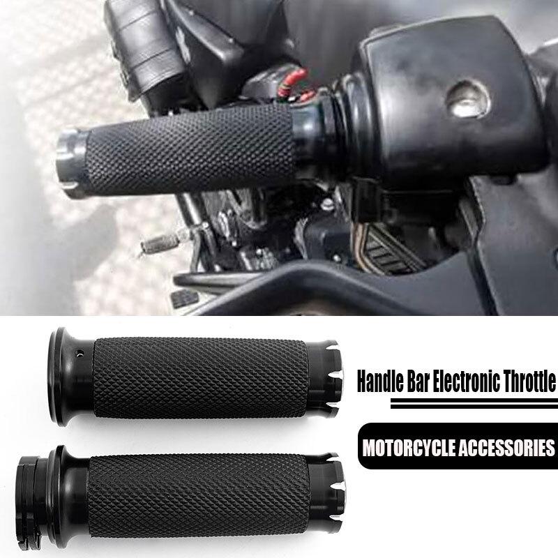 1" Motorcycle Handle Bar Hand Grips Fits For Harley-Davidson Cruiser Chopper New