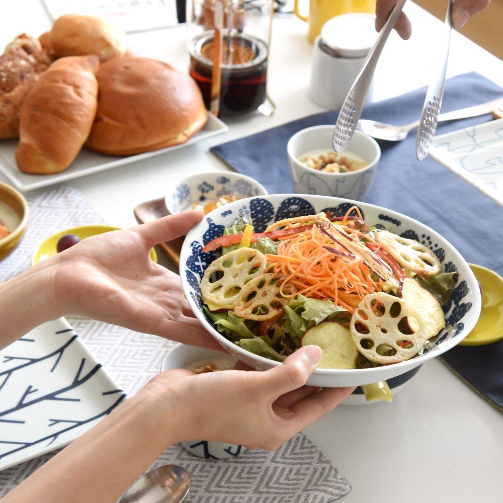 Natural69 Curry Pasta Lindlin Blue Natural69 Hasami Ware Curry Pasta Large Microwave Dishwasher Made In Japanese or Thank You Natural Rock [Hasami