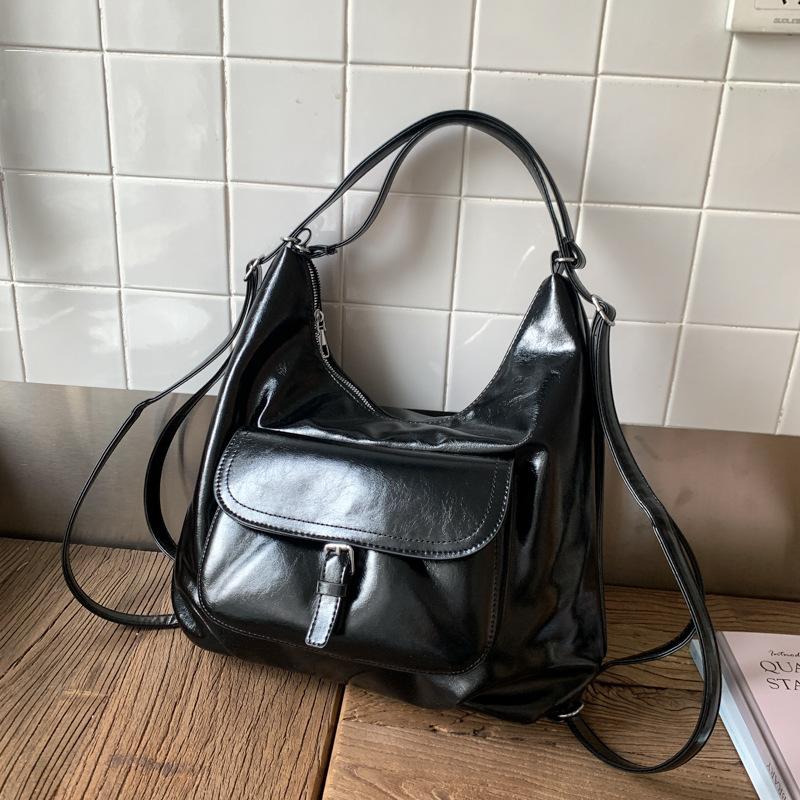 Commuter Tote Bag Women's Large-capacity Casual Single-shoulder Crossbody Bag High Appearance Level Backpack