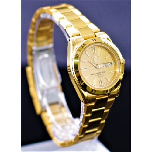 Seiko SEIKO5 Automatic Gold Dial Women's Watch SYMG44K1