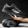 Herren Schwarz Weiß Skateboard Schuhe Männliche Studenten Sport Walking Casual Sneakers Reiseschuhe