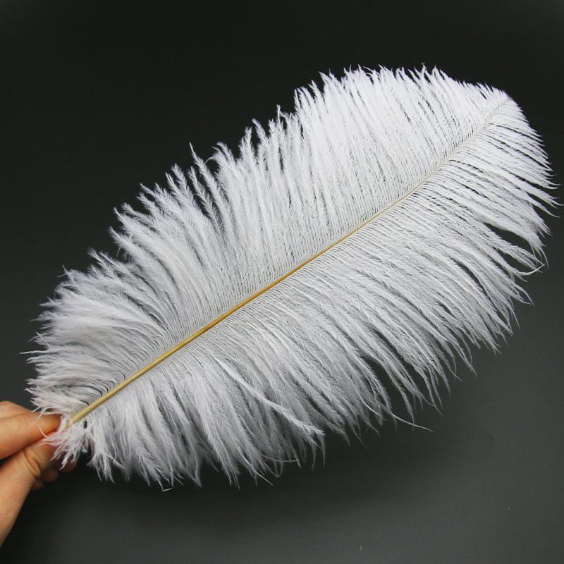 Красочные страусиные перья 30-35 см